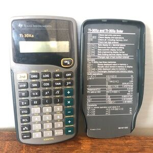 Texas Instruments TI-30Xa Calculator - Gray and Black
